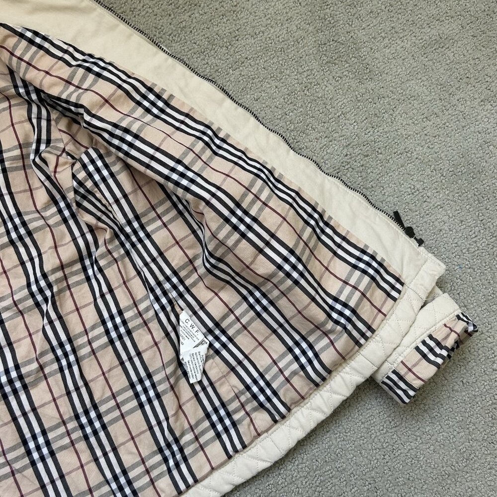 Burberry Brit Women’s Kencott Quilted Zip up Nova Check Jacket Beige Size XS - Picture 5 of 15